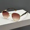 Óculos de Sol Redondos Retrô para Mulheres, Formato Oval Estilo Hong Kong, Estilo Old Money, Proteção UV, Novo Modelo de Óculos de Sol 2026