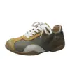 Tênis de treino alemães mais vendidos 2026 outono novo tênis feminino Cortez com aumento interno de altura, tênis casuais outdoor de bloqueio de cores com sola grossa em tecido azul