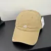 Gorra de Béisbol para Mujer Estilo Coreano Streetwear Simple Letra Pequeña Ala Ancha Bordado Estilo Desgastado Algodón Lavado Visera Curva Sombrero para Hombre