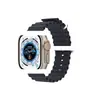 Para Apple Watch 8 Ultra Watch Pulseira de Silicone Marinha Pulseira Oficial Apple com Fivela Dupla Disponível