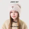 Gorro de punto para niños invierno lindo engrosado con felpa orejas de oso protección para los oídos gorro de lana para bebés niños y niñas sombrero cálido