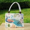 Nuevo bolso de lona de seda dorada con bordado de doble cara, estilo étnico, informal, de gran valor, para mujer.