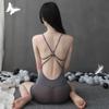 PXFS alta elasticidad brillante sin espalda sexy perspectiva funda falda mallas lencería sexy femenina pasión tentación 2027