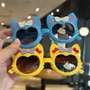 Gafas de Sol Infantiles Fox Ali Lindas Dibujos Animados Forma de Enlace Protección Solar Foto Lazo Gafas de Sol Infantiles Moda
