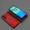 Adequado para Capa de Celular Magnética Nova Armadura Borboleta para Redmi 13 Capa de Celular com Resfriamento Armadura Borboleta para Redmi Note13R
