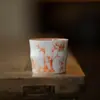 Taza Maestra de Bambú de Imitación Juego de Té Kung Fu Taza de Té de Bambú Bajo Esmalte Pintada a Mano Taza Individual para el Hogar