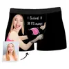 Comercio Exterior Amazon Pod Producción de Una Pieza Ropa Interior Cruzada Boxer Briefs Estampado Digital Patrón para Hombres y Mujeres Fábrica de Boxer Briefs