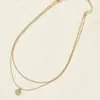 Collar de Múltiples Capas de Estilo Retro Simple de Moda, Best-Seller Transfronterizo Europeo y Americano en Amazon, con Colgante de Velero para Mujer