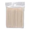 Manicure 100 Palitos de Bambu Ferramentas, Palitos de Madeira para Unhas Vestíveis, Remoção de Pele Morta e Limpeza de Unhas Palitos de Bambu 11,4cm
