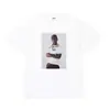 Camiseta Unisex de Manga Corta Supreme Trendy Streetwear Milán Algodón Puro Peso Pesado Clásica Suelta Versátil con Letras
