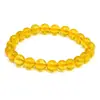 Pulseiras de Citrino com Contas Novas Chegadas Transfronteiriças Europeias e Americanas Pulseiras Artesanais de Pedra Natural Joias de Nicho Personalizadas Unissex
