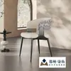 Cadeira de Jantar Minimalista Italiana Preta Luxo Leve Moderna Designer Encosto Hotel de Luxo Casa Ilha Poltrona