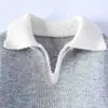 Nueva colección otoño/invierno de ropa exterior para hombre: Suéteres de punto de manga larga, modernos, cálidos y casuales, con cuello redondo y disponibles en tallas grandes.