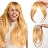 Franja de oito caracteres mais vendida no exterior, peça de cabelo feminino para substituição da cabeça, quantidade adicional, fofa, sem costura, franja francesa, presilha de cabelo, enfeite de cabeça