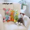 Brinquedo de cachorro de desenho animado com som, brinquedo de pelúcia para ranger e limpar os dentes, ferramenta de autoentretenimento e alívio do tédio, brinquedo para cachorro, suprimentos para animais de estimação