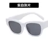 Refrescante Playa playa marco blanco negro vintage gafas de sol cara pequeña parasol protección UV gafas de sol niñas rosa Azul
