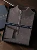 Suéter de cachemira para bebé de siete agujas, hilo doble, 100% cachemira pura, jersey de cuello alto medio para hombre, engrosado para abrigar