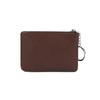 Cartera Pequeña de Piel de Vacuno de Capa Superior para Niña, Mini Monedero Ultrafino con Cremallera, Llavero Simple para Monedas, Bolsa para Monedas de Cuero Genuino