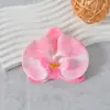 Película de Simulación Cabeza de Flor Phalaenopsis Pétalos Flores de Simulación Accesorios Tocado Pinza para el Cabello Bricolaje Hecho a Mano Decoración de Ceremonia de Boda