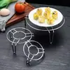 Rejilla para Cocinar al Vapor de Acero Inoxidable 304 para Uso Doméstico, Mini Rejilla para Cocinar al Vapor con Patas Altas, Trípode para Olla Arrocera, Platos y Huevos al Vapor, Venta al por Mayor desde el Fabricante