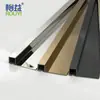 Comercio exterior B2B fábrica tira de cierre de borde de baldosa cerámica tira de cierre metálica tira de cierre de aleación de aluminio perfilería para azulejos