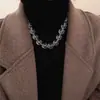 Collar con Anillo de Zirconia de Temperamento para Mujer Cadena de Clavícula Personalizada Nuevo Estilo Caliente 2025 Lujo Accesible Nicho Collar de Gama Alta