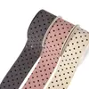 Cinta de pana de lunares anchos de un solo lado, ramo, caja de regalo, cinta de encuadernación acanalada, lazo para pasador de pelo DIY, accesorios de lunares con