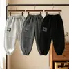 Nova coleção outono e inverno: calças compridas casuais e largas para bebês meninos, roupas infantis estilosas e da moda para bebês e crianças pequenas