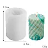 Vela Aromaterapia Transfronteriza Cubo de Rubik Molde de Cera de Soja Material DIY Adornos de Bola Bola Mágica Molde de Silicona