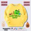 Ropa de bloques de construcción digitales Numberblocks Suéter de manga larga para niño con forro polar camiseta infantil de dibujos animados moderna otoño e invierno