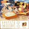 [Igual ao Douyin] Festival do Meio do Outono Poke Girl Princesa Presente Lanterna Caixa de Presente Pulseira DIY Caixa Surpresa para Filha