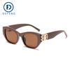 Nuevas Gafas de Sol Polarizadas Ins Europeas y Americanas 2024 Montura Pequeña Retro Poligonal Disco Gafas de Sol Personalizadas Doble B Trendy 544