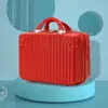 Mala de mão 14 polegadas 16 polegadas estojo de maquiagem lembrança pequena mini viagem caixa com trava de senha bolsa de armazenamento atacado