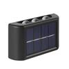 Lámpara de Pared Solar Lámpara de Pared Exterior Decoración Diseño Lavado de Pared Nuevo Arriba y Abajo Atmósfera Luminosa Lámpara Solar