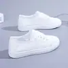 Zapatillas blancas de encaje para mujer, nuevo modelo de verano 2026, transpirables de malla, versátiles, suela fina y suave, zapatos 8317