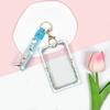 Set original de tarjetas transparentes lindo insignia de estudiante bolsa deslizante para tarjeta escolar joyería para colgar en el cuello punto anti-pérdida duradera fabricantes