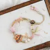 Jingdezhen Cerámica Pulseras de Paz Lote Mixto Venta al por Mayor Artículos Pequeños Joyería Pulseras Venta al por Mayor Artículos Pequeños Creativos para Venta en Puesto