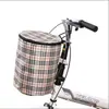 Cesta de tela para bicicleta, cesta de tela para vela delantera de coche eléctrico, cesta plegable para bicicleta de montaña, cesta colgante para bicicleta, cesta para verduras