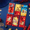 2026 Año Nuevo del Caballo Feliz Año Nuevo Estilo Chino Sobres Rojos Bendición para Niños Bolsas de Sobres Rojos de Dibujos Animados Venta al por Mayor