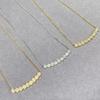 Collar de Panal con Colgante Tachonado de Diamantes, Cadena para Clavícula de Acero de Titanio Oro Rosa Antidesvanecimiento, Nicho de Lujo Ligero para Mujer