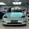 Película Camaleónica Color Verde Turquesa Pet Fantasy Pegatina de Modificación para Todo el Cuerpo Película Brillante para Envolver el Coche Carwrapfilm Pintura de Coche