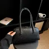 Bolso de Mano con Patrón Tejido Bolso Tote para Mujer 2026 Nuevo Estilo Transfronterizo Lujo Ligero de Gama Alta Versátil para el Trabajo Bolso de Hombro para Debajo del Brazo