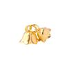 Accesorios de joyería de plata esterlina 925 colgante de lirio hecho a mano DIY material para abalorios pulsera collar accesorios para colgante