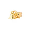Acessórios de Joias em Prata Esterlina 925 Pingente de Lírio-do-Vale Material para Contas Artesanal DIY Acessórios de Pingente para Pulseira Colar