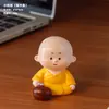 Figuras Criativas Fofas de Monges Pequenos Travessos para Casa, Templo, Decorações de Mesa de Centro Estilo Zen, Presentes para Carro, Atacado