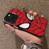 Adequado para Apple 18Promax, Suporte popular estilo europeu e americano do Homem-Aranha, Personalização de Capa Rígida e Flexível para Celular iPhone Xiaomi