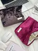 57291 Bolsa de Cosméticos de Terciopelo de Hielo Gran Capacidad Viaje de Gama Alta Cosméticos Bolsa para Labiales Artículos de Tocador Bolsa de Almacenamiento Portátil