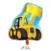 Globo de Fiesta de Transporte Decoraciones Infantiles Camión de Bomberos Ambulancia Vehículo de Construcción Autobús Escolar Coche de Policía Excavadora 3D