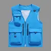 Comercio Exterior Venta Caliente Americana Nuevo Chaleco Casual Cuatro Estaciones para Hombre Múltiples Bolsillos Vacaciones Cuello en V Fotografía Conducción Ropa para Parejas