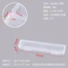 Caja Vacía de Plástico Rectangular Transparente con Hebilla de Cierre, Caja de Muestra, Caja de Embalaje para Componentes, Caja de Almacenamiento para Herramientas y Máscaras